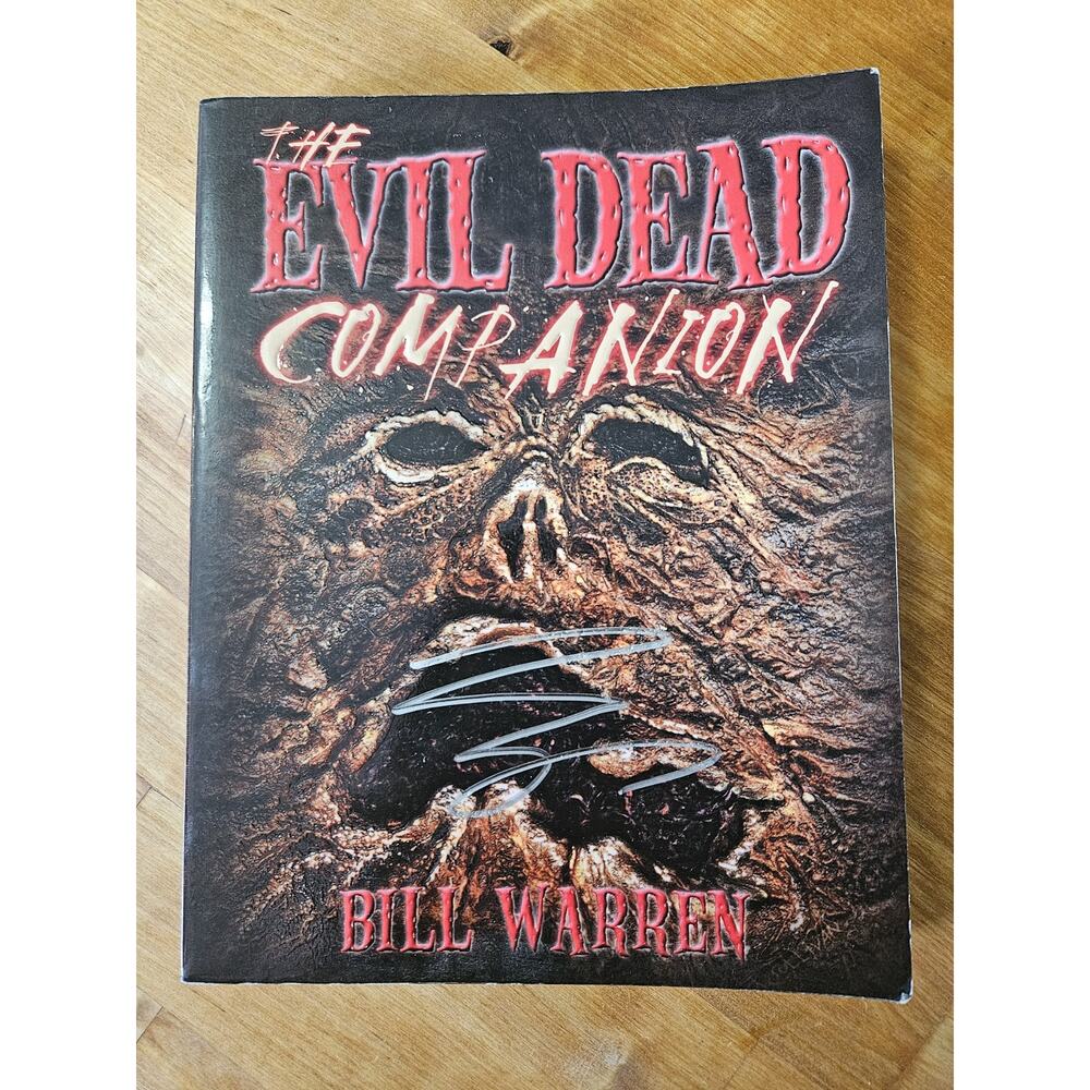 Evil Dead Companion by Bill Warren SIGNED ASH Bruce (2001, Trade Paperback)